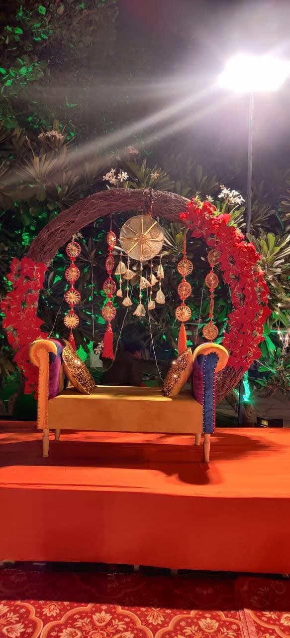 Sangeet · Couple Seating photo 4