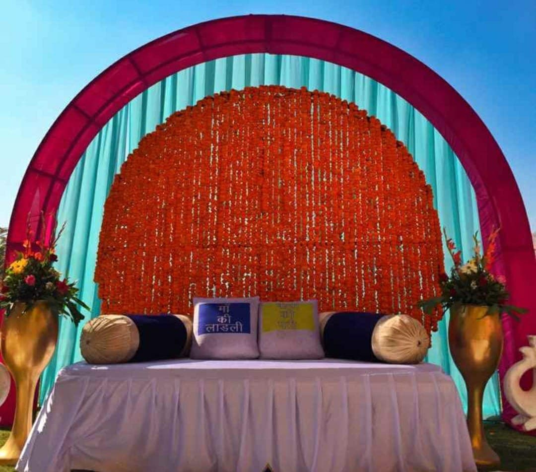 Sangeet · Couple Seating photo 5
